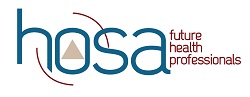 Logo for the Student Organization HOSA - Future Health Professionals